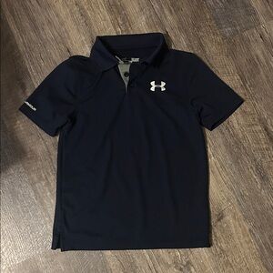 Under Armour Dark Blue Polo with Logo